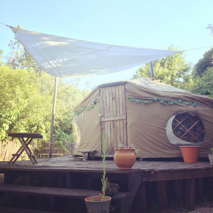 Star Gazing Luxury Yurt With River Views, Off Grid Eco Living Vale do Barco Kültér fotó