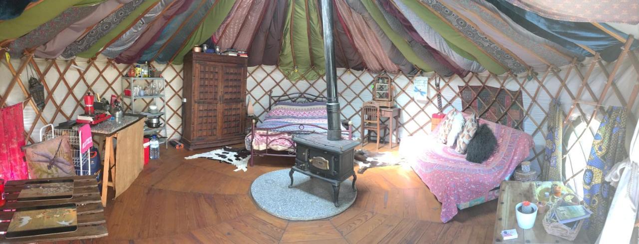 Star Gazing Luxury Yurt With River Views, Off Grid Eco Living Vale do Barco Kültér fotó