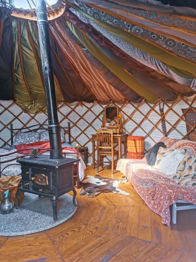 Star Gazing Luxury Yurt With River Views, Off Grid Eco Living Vale do Barco Kültér fotó